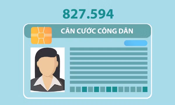 827.594 - là số người sử dụng CCCD gắn chíp thay thế thẻ BHYT giấy trong tỉnh 9 tháng qua