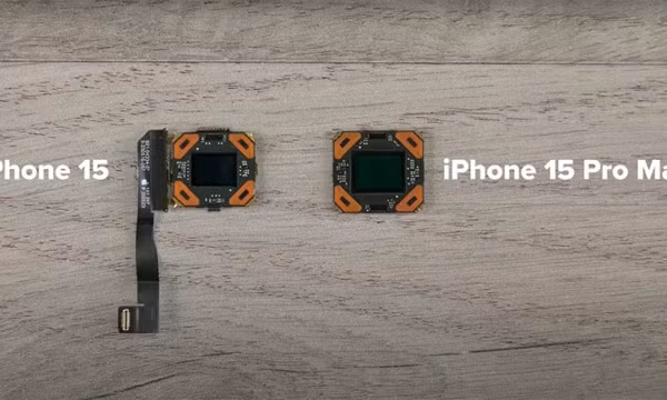 Camera chính iPhone 15 khác 15 Pro Max như thế nào