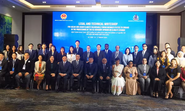  Hội thảo về ý kiến tư vấn của Tòa án Công lý quốc tế với vấn đề biến đổi khí hậu 