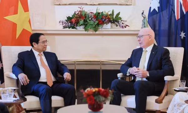 Thủ tướng Chính phủ Phạm Minh Chính hội kiến Toàn quyền Australia David Hurley