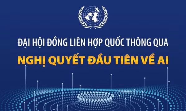 Nghị quyết đầu tiên về AI được Đại hội đồng Liên hợp quốc thông qua
