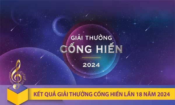 Giải Âm nhạc Cống hiến năm 2024 vinh danh Đen Vâu, Hòa Minzy, Double2T