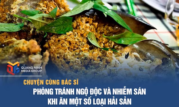 Phòng tránh ngộ độc hoặc nhiễm sán khi ăn một số loại hải sản