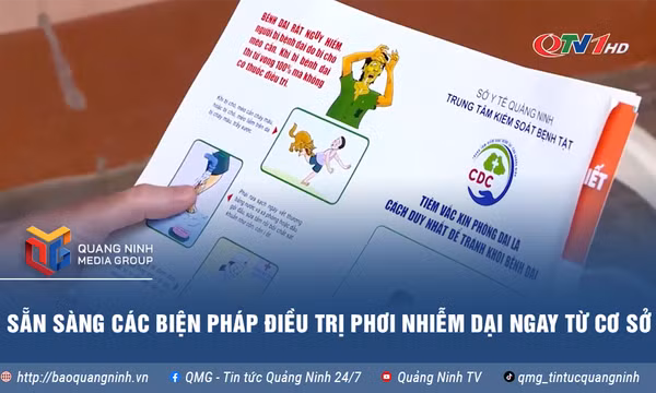 Sẵn sàng các biện pháp điều trị phơi nhiễm dại ngay từ cơ sở