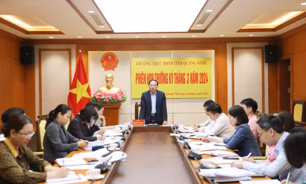 Thường trực HĐND tỉnh họp thường kỳ tháng 3