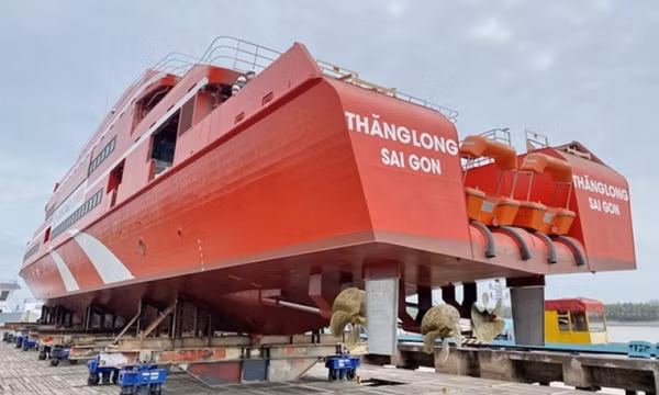 Tàu cao tốc lớn nhất Việt Nam chạy tuyến Vũng Tàu - Côn Đảo từ 9/3