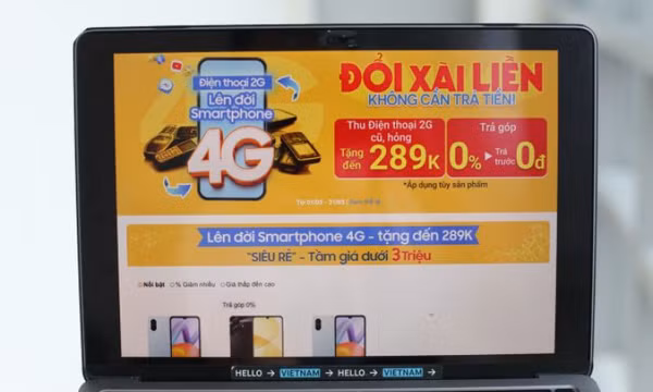 Thu cũ điện thoại 2G đổi lên máy 4G