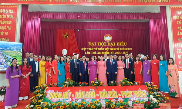 Hải Hà: Tổ chức Đại hội điểm MTTQ xã Đường Hoa lần thứ XII, nhiệm kỳ 2024-2029