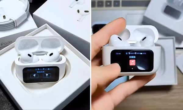 Vượt mặt Apple, hãng Trung Quốc ra mắt "AirPods Pro" có màn hình cảm ứng