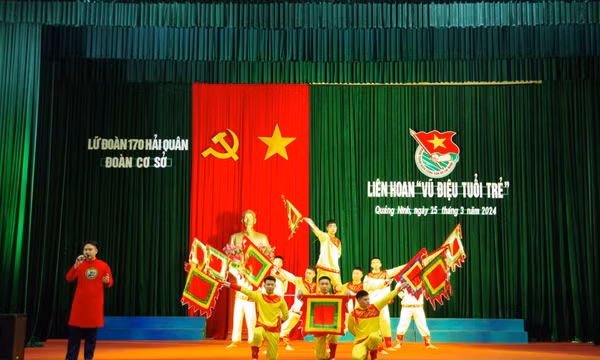 Lữ đoàn 170 Hải quân tổ chức Liên hoan "Vũ điệu tuổi trẻ" năm 2024