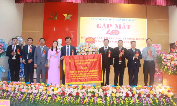 Kỷ niệm 40 năm thành lập xã Sông Khoai (TX Quảng Yên)