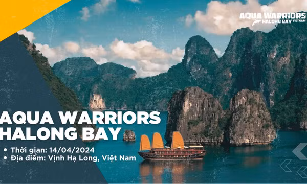 Giải Aqua Warriors Hạ Long 2024 sẽ diễn ra vào ngày 14/4 tại TP Hạ Long