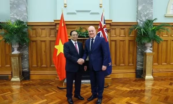 Thủ tướng Phạm Minh Chính hội đàm với Thủ tướng New Zealand Christopher Luxon