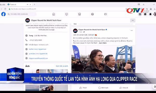 Truyền thông quốc tế lan tỏa hình ảnh Hạ Long qua Clipper Race