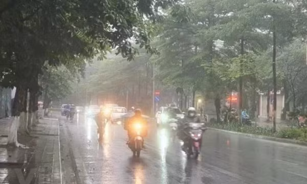 Khu vực Bắc Bộ và Thanh Hóa có mưa vài nơi, đêm và sáng trời rét