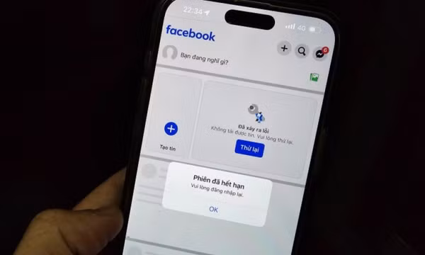Facebook và Messenger gặp sự cố trên tất cả nền tảng