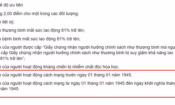 Cộng điểm thi lớp 10 cho con người hoạt động cách mạng trước 1945 gây xôn xao 