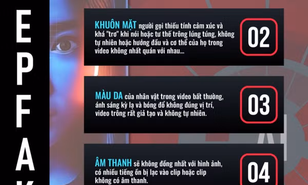 5 dấu hiệu nhận biết cuộc gọi video giả mạo lừa đảo deepfake