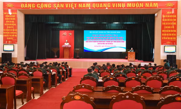 Bộ CHQS tỉnh: Phát động hưởng ứng cuộc thi “Quảng Ninh 60 năm xây dựng và phát triển” 
