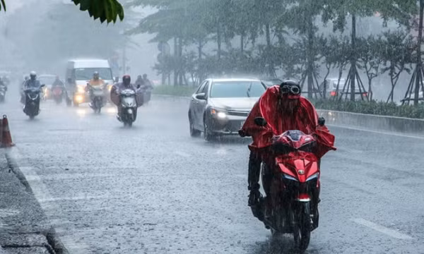 Bắc Bộ mưa to về đêm và sáng, đề phòng lũ quét và sạt lở ở vùng núi