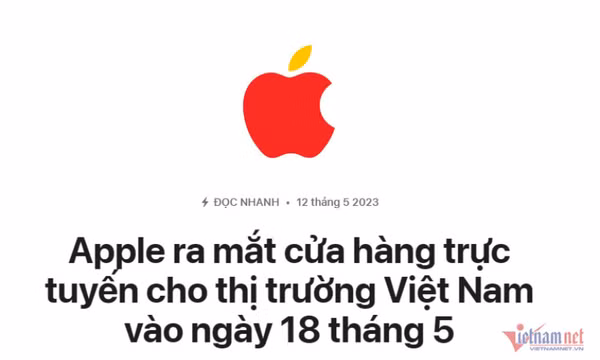 Apple mở cửa hàng trực tuyến tại Việt Nam
