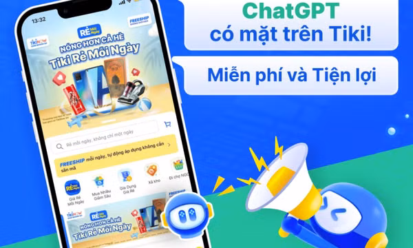 Hụt hơi trước các đối thủ, Tiki bất ngờ tích hợp ChatGPT để hút người dùng
