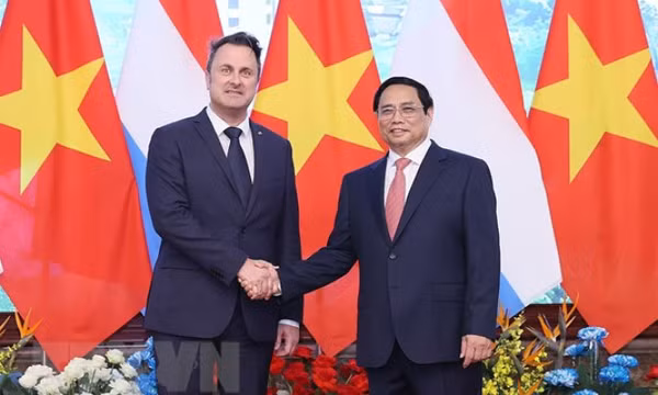 Thủ tướng Phạm Minh Chính hội đàm với Thủ tướng Luxembourg