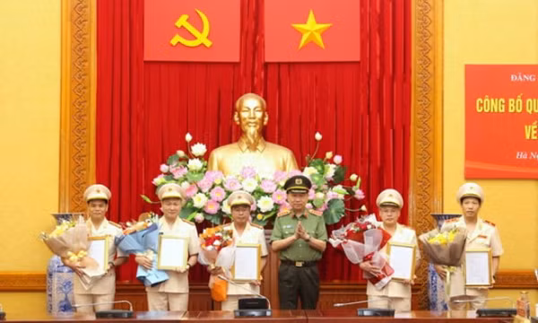 Quyết định nhân sự tham gia Đảng ủy, Ban Thường vụ Đảng ủy Công an TW