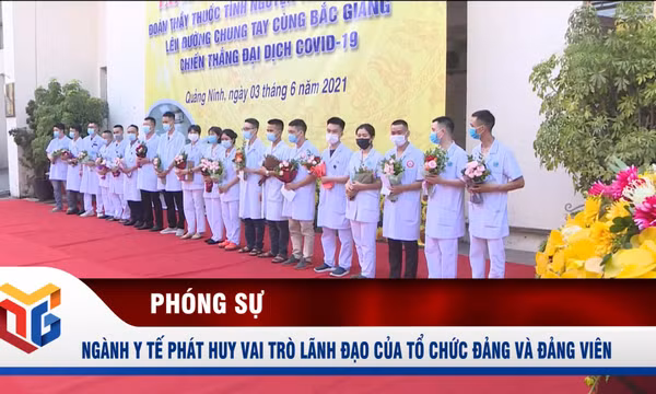 Ngành y tế phát huy vai trò lãnh đạo của tổ chức Đảng và đảng viên