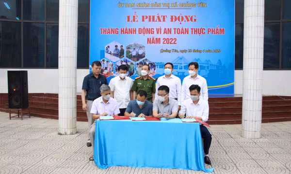 TX Quảng Yên: Phát động “Tháng hành động vì an toàn thực phẩm” năm 2022
