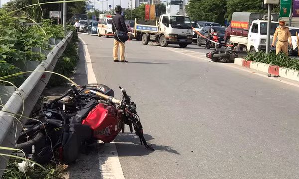 Tài xế môtô phân khối lớn tử vong sau va chạm với xe SH