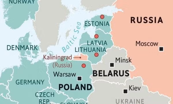 Tàu chiến NATO đến Biển Baltic tập trận