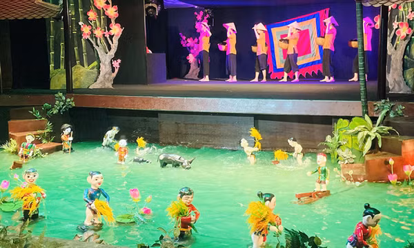 “Âm vang đồng quê”- bản hòa tấu của rối