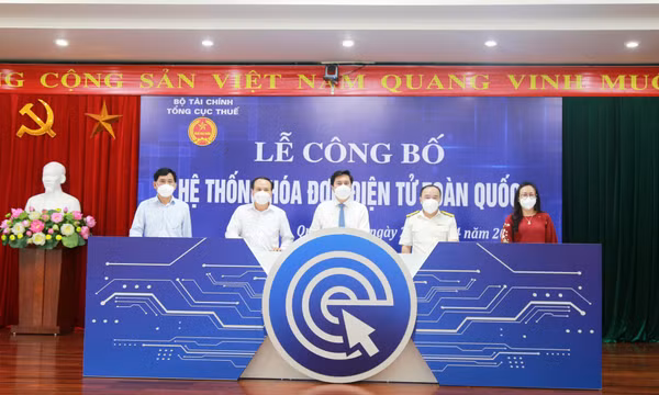 Công bố Hệ thống hóa đơn điện tử toàn quốc