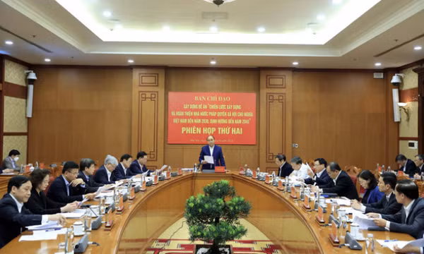 Đặt "đồng hồ đếm ngược" để hoàn thành Đề án xây dựng và hoàn thiện Nhà nước pháp quyền XHCN