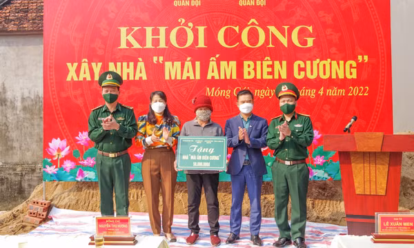 Khởi công xây nhà “Mái ấm biên cương” tại TP Móng Cái