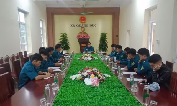 Chỉ huy trưởng quân sự xã nhiệt huyết