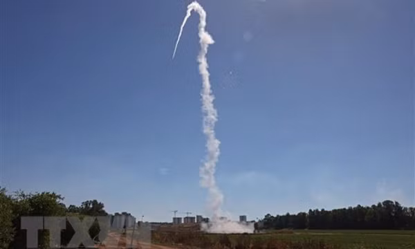 Thêm 2 quả rocket bắn từ Dải Gaza về phía Israel