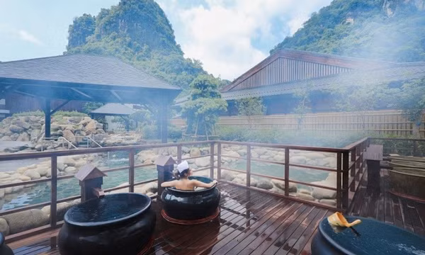 Khoáng nóng Quang Hanh có gì mà giới nhà giàu phải khát khao