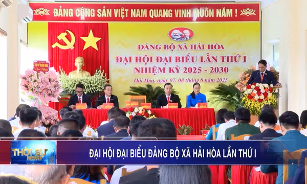 Đại hội đại biểu Đảng bộ xã Hải Hòa lần thứ I