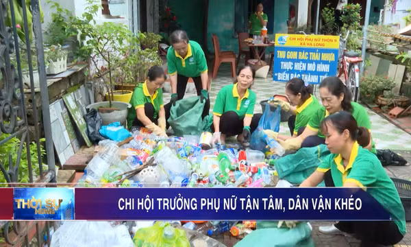 Chi hội trưởng phụ nữ tận tâm, dân vận khéo