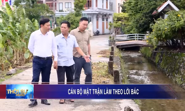 Cán bộ mặt trận làm theo lời Bác