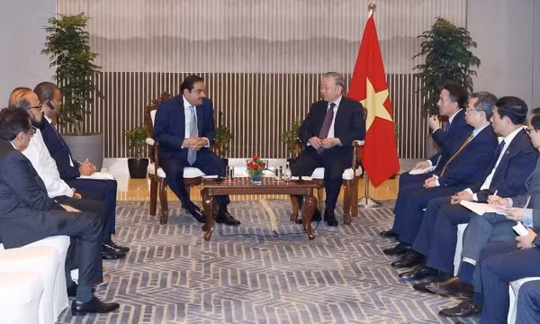 Tổng Bí thư, Chủ tịch nước Tô Lâm tiếp đại diện các tập đoàn, doanh nghiệp của Ấn Độ