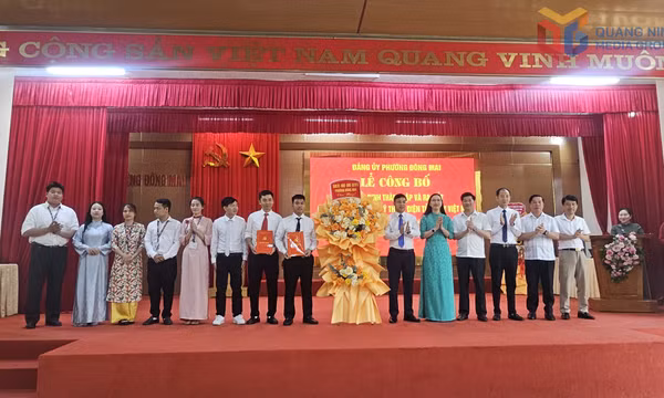 Công bố quyết định thành lập Chi bộ Công ty TNHH Kỹ thuật điện tử Tonly Việt Nam