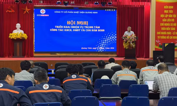 Công ty cổ phần Nhiệt điện Quảng Ninh triển khai nhiệm vụ trọng tâm khoa học công nghệ, đổi mới sáng tạo và chuyển đổi số năm 2026