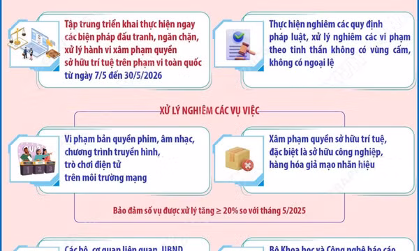 Ra quân ngăn chặn, xử lý hành vi xâm phạm quyền sở hữu trí tuệ trên toàn quốc
