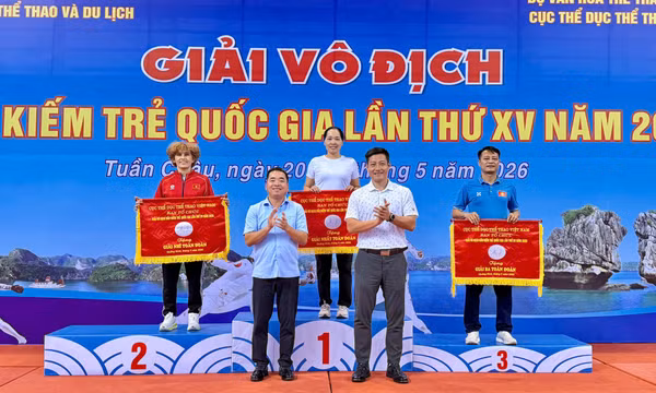 Bế mạc Giải vô địch trẻ đấu kiếm quốc gia năm 2026