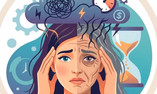 Căng thẳng kéo dài có thể khiến da lão hóa nhanh hơn