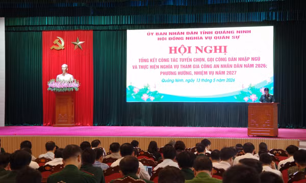 Hội nghị tổng kết công tác tuyển quân năm 2026
