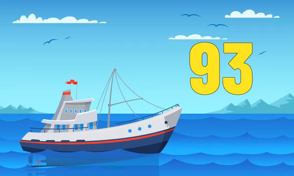 93 - là số tổ tàu thuyền an toàn, đoàn kết hoạt động trên tuyến biển của Quảng Ninh
